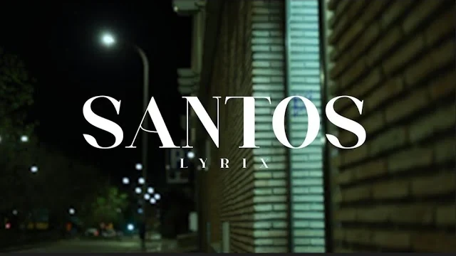 Portada de Santos, de Lyrix