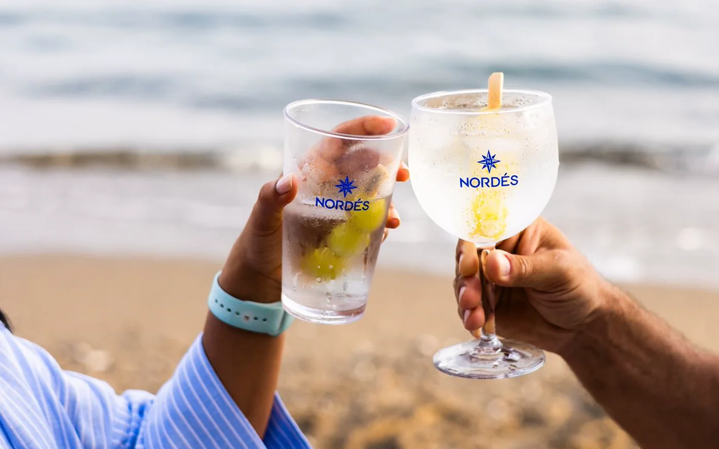 Brindis en una activaci&oacute;n de marca